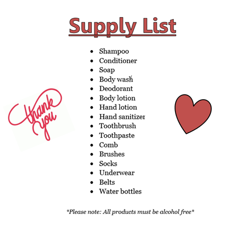 Supply List 